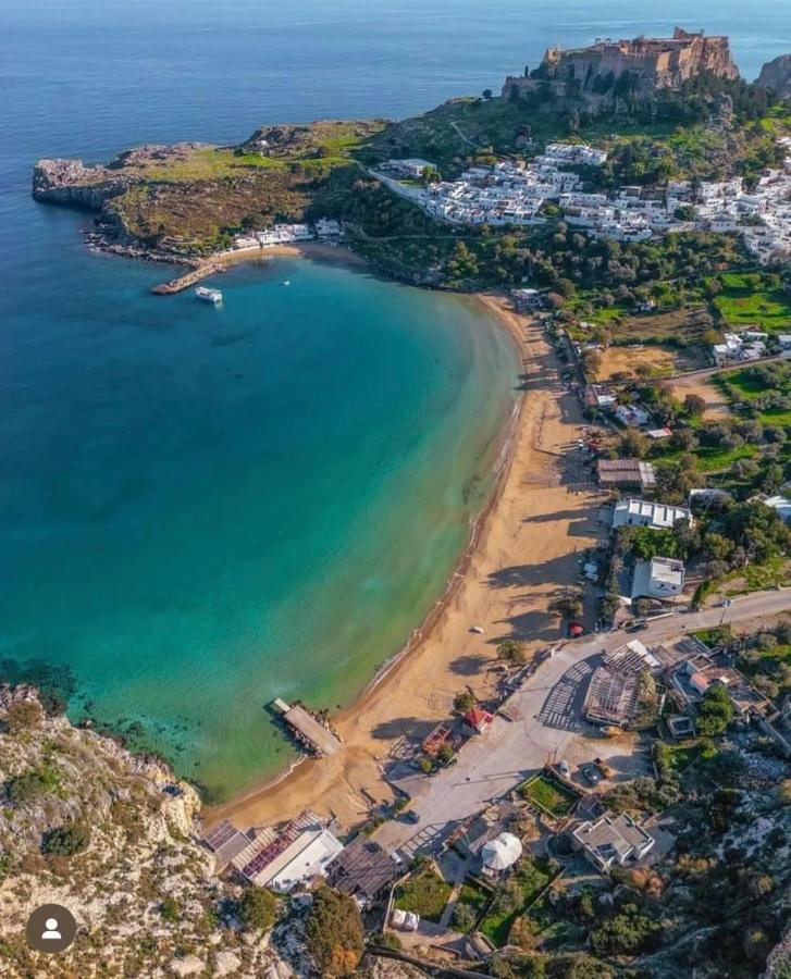 Fedra Apartments Lindos ภายนอก รูปภาพ