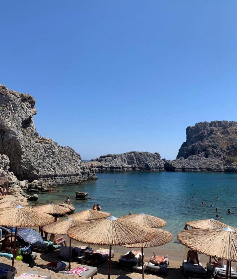 Fedra Apartments Lindos ภายนอก รูปภาพ