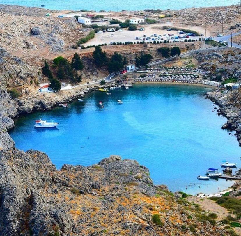 Fedra Apartments Lindos ภายนอก รูปภาพ