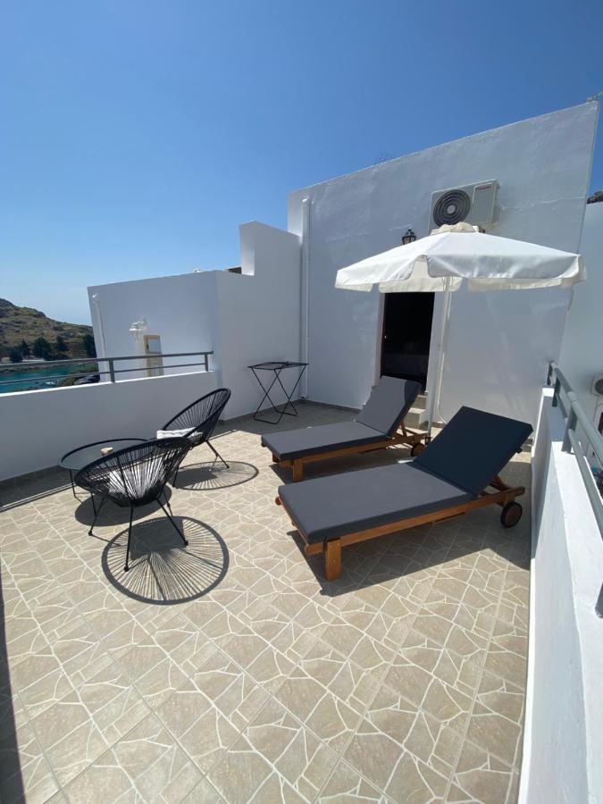 Fedra Apartments Lindos ภายนอก รูปภาพ