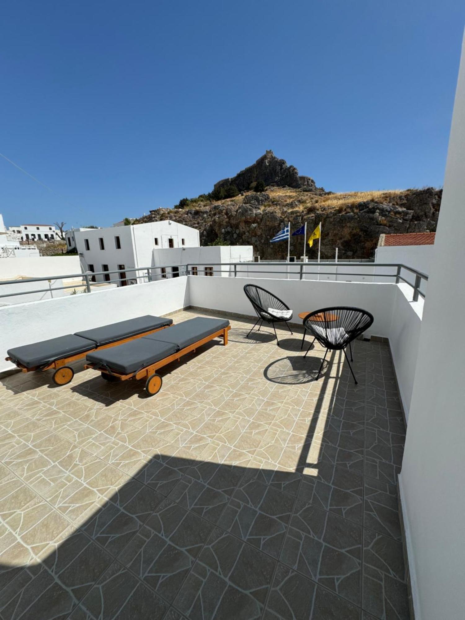 Fedra Apartments Lindos ภายนอก รูปภาพ